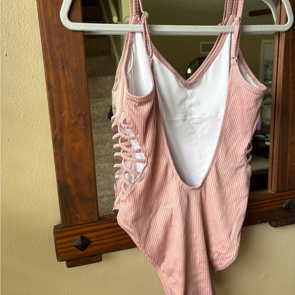 Pinko Blush Ribbed Swimsuit - Picture 2 of 4